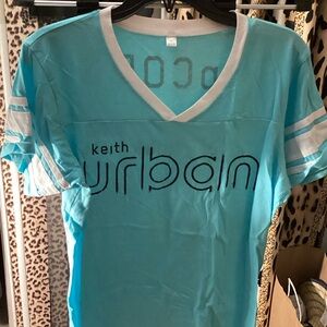 Women's Teal Keith Urban “Ripcord Tour” Concert Tee
